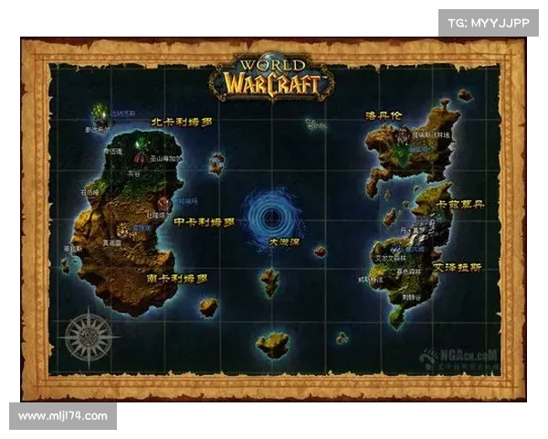 魔兽世界地图全新展示，让你身临其境